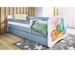 Lastevoodi ilma madratsita/sahtliga Kocot Kids BabyDreams Blue tiny dinos, sinine hind ja info | Lastevoodid | hansapost.ee