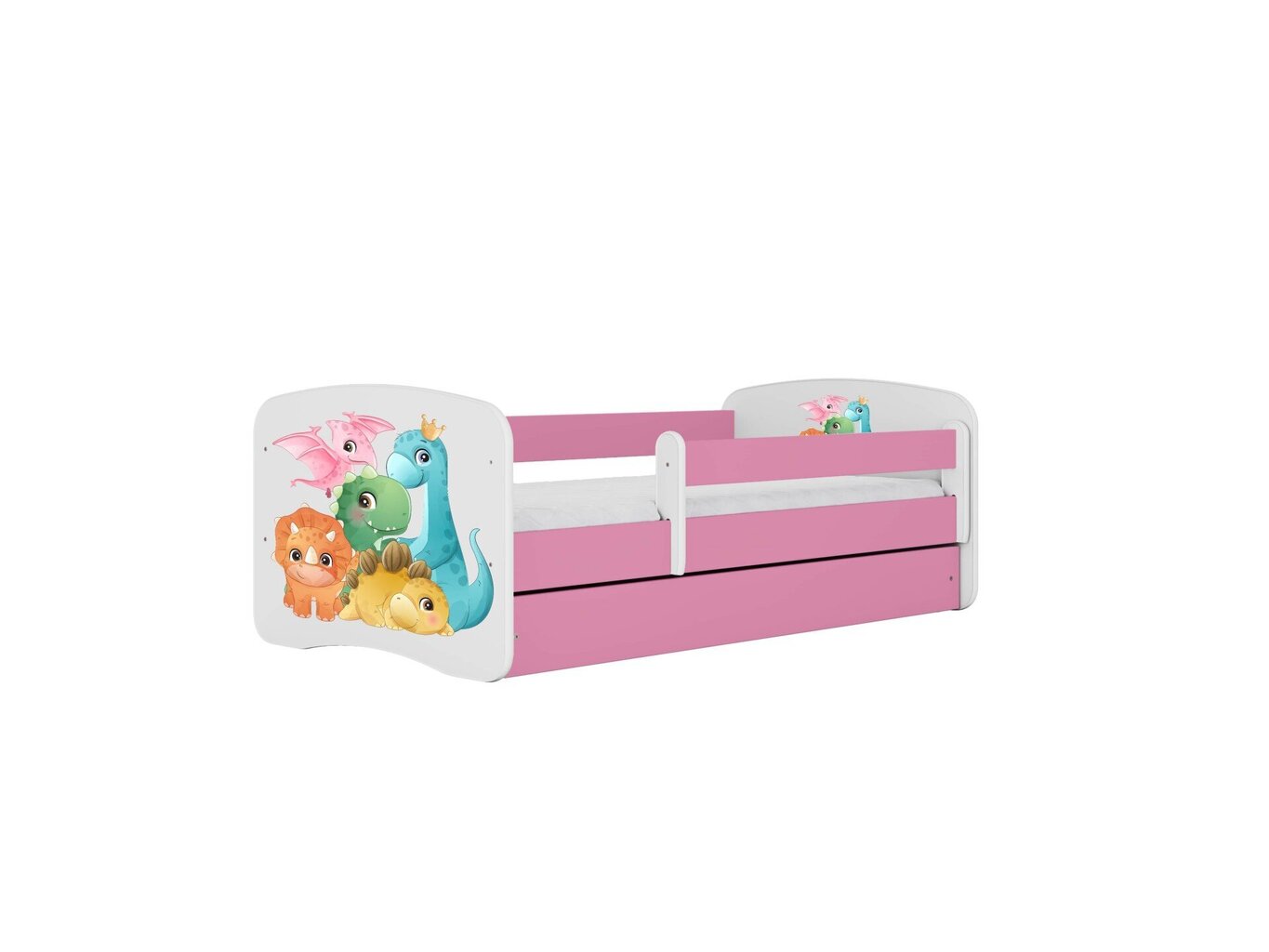 Lastevoodi ilma madratsita/sahtlita Kocot Kids BabyDreams Pink tiny dinos, roosa hind ja info | Lastevoodid | hansapost.ee