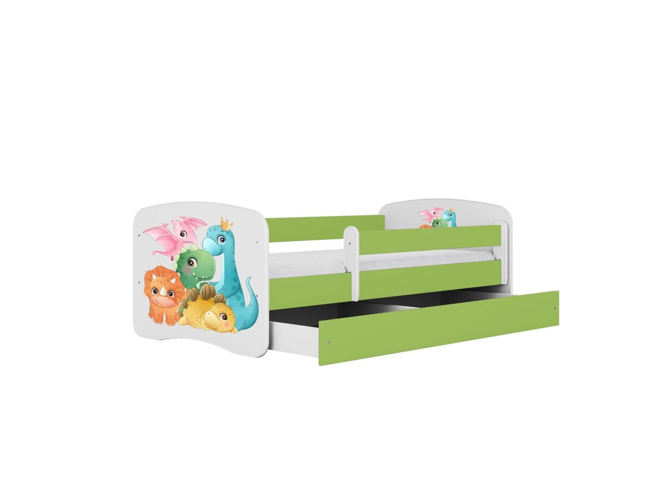 Lastevoodi ilma madratsita/sahtlita Kocot Kids BabyDreams Green tiny dinos, roheline price and information | Lastevoodid | hansapost.ee