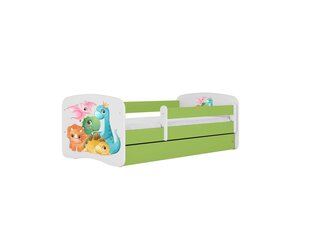 Детская кровать без матраса и ящика Kocot Kids BabyDreams Green tiny dinos, зеленая цена и информация | Детские кровати | hansapost.ee