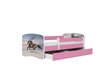 Lastevoodi ilma madratsita/sahtlita Kocot Kids BabyDreams Pink galloping horse, roosa hind ja info | Lastevoodid | hansapost.ee