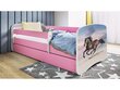 Lastevoodi ilma madratsita/sahtlita Kocot Kids BabyDreams Pink galloping horse, roosa hind ja info | Lastevoodid | hansapost.ee