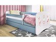 Lastevoodi ilma madratsita/sahtlita Kocot Kids BabyDreams Blue bunnies with butterflies, sinine hind ja info | Lastevoodid | hansapost.ee