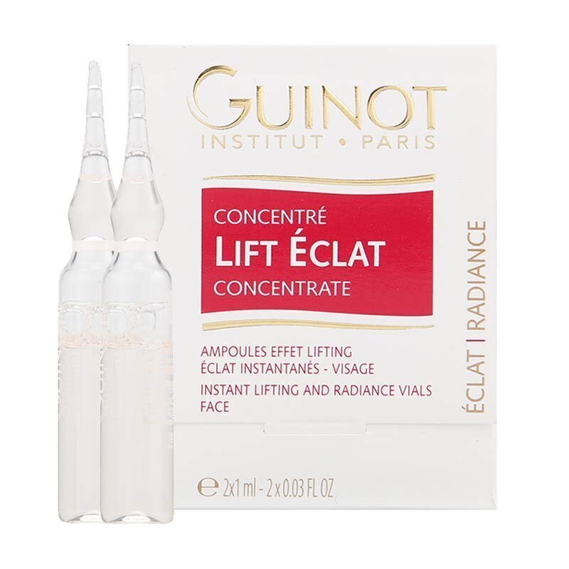 Näokontsentraat Guinot Lift Eclat 2 x 1 ml цена и информация | Näoõlid, ampullid ja seerumid | hansapost.ee