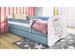 Lastevoodi ilma madratsita/sahtliga Kocot Kids BabyDreams Blue cat, sinine цена и информация | Lastevoodid | hansapost.ee