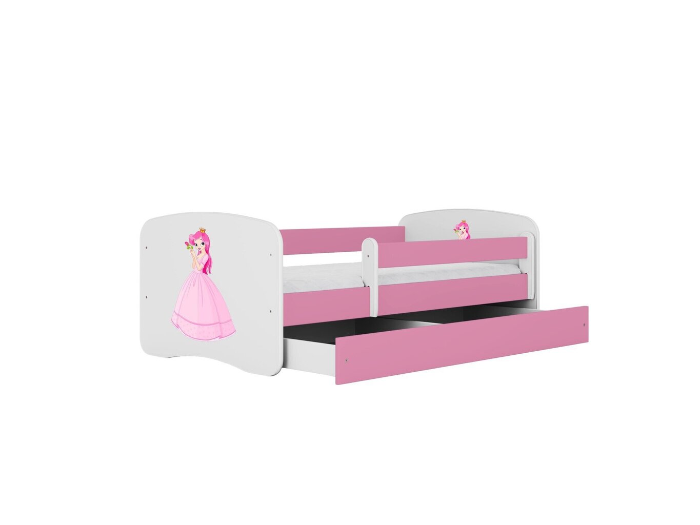 Lastevoodi ilma madratsita/sahtlita Kocot Kids BabyDreams Pink princess, roosa hind ja info | Lastevoodid | hansapost.ee