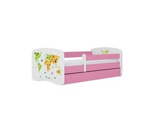 Lastevoodi ilma madratsita/sahtliga Kocot Kids BabyDreams Pink map, roosa hind ja info | Lastevoodid | hansapost.ee