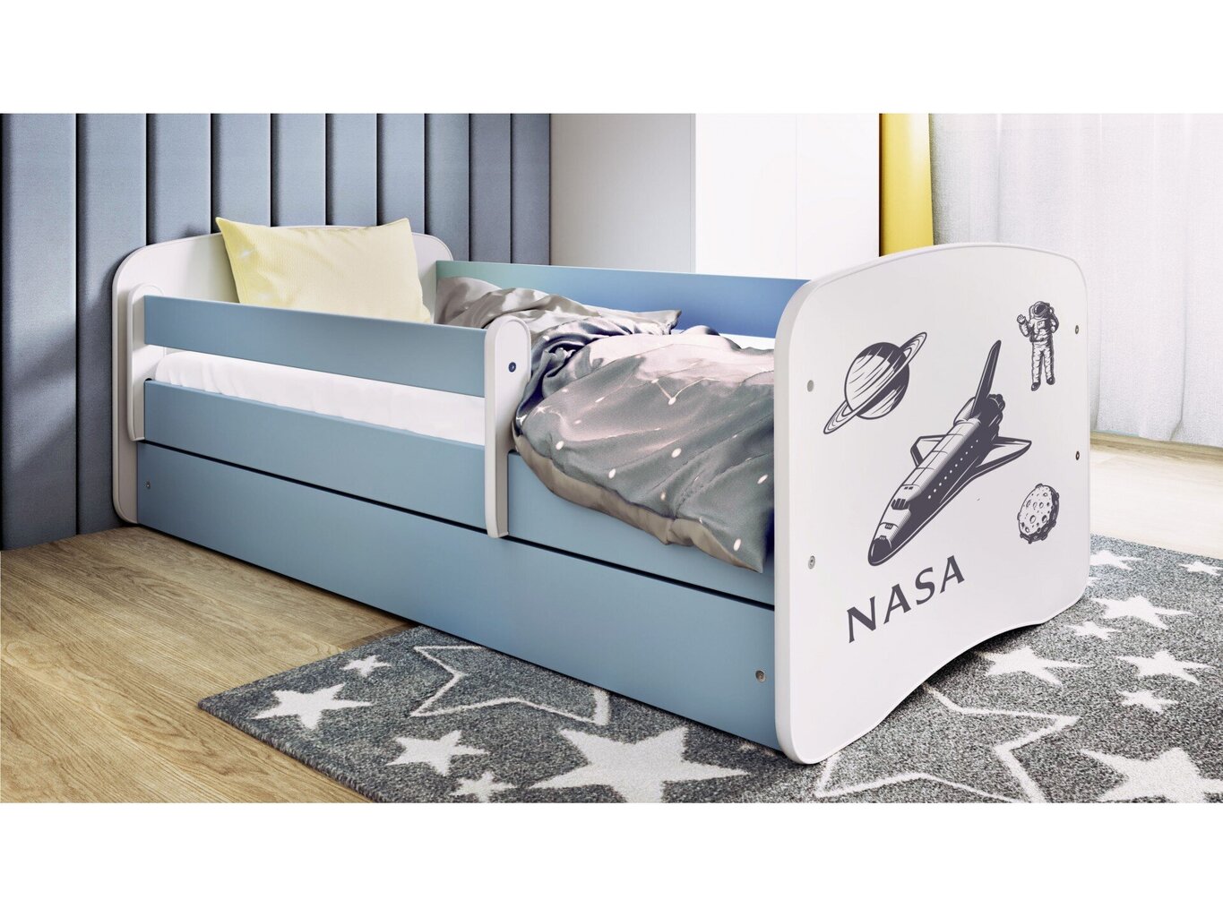 Lastevoodi ilma madratsita/sahtlita Kocot Kids BabyDreams Blue nasa, sinine hind ja info | Lastevoodid | hansapost.ee