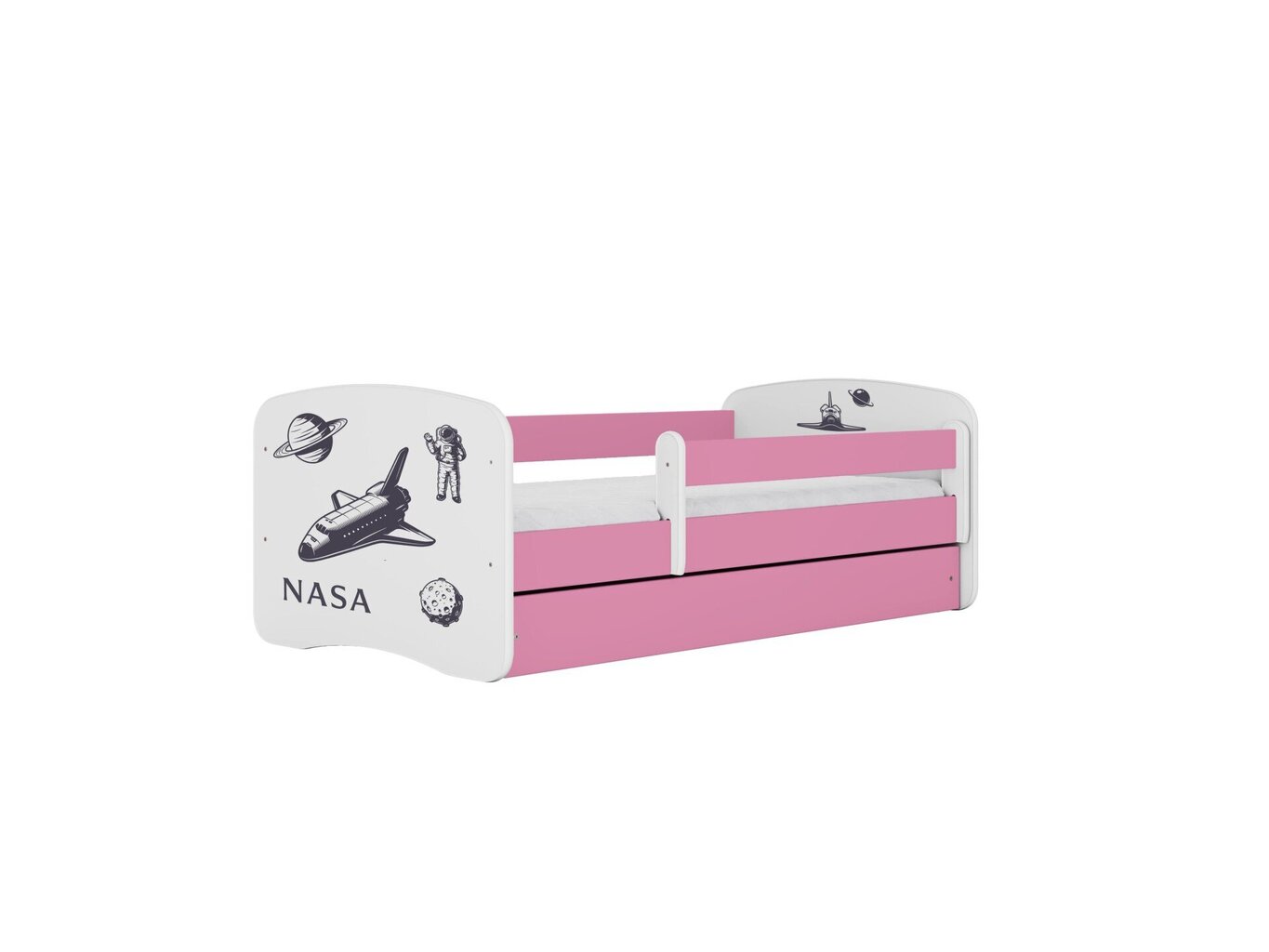 Lastevoodi ilma madratsita/sahtlita Kocot Kids BabyDreams Pink nasa, roosa hind ja info | Lastevoodid | hansapost.ee