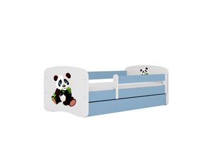 Детская кровать без матраса, с ящиком Kocot Kids BabyDreams Blue panda 2, синяя цена и информация | Детские кровати | hansapost.ee