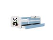 Lastevoodi ilma madratsita/sahtliga Kocot Kids BabyDreams Blue panda 2, sinine цена и информация | Lastevoodid | hansapost.ee