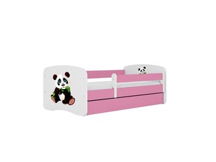 Детская кровать без матраса, с ящиком Kocot Kids BabyDreams Pink panda 2, розовая цена и информация | Детскиe кровати | hansapost.ee