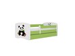 Lastevoodi ilma madratsita/sahtliga Kocot Kids BabyDreams Green panda 2, roheline hind ja info | Lastevoodid | hansapost.ee