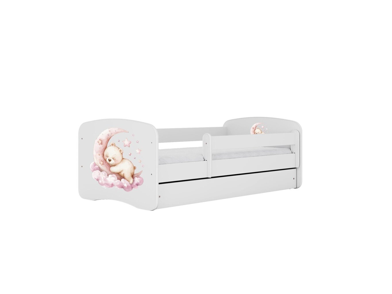 Lastevoodi ilma madratsita/sahtlita Kocot Kids BabyDreams White dream, valge hind ja info | Lastevoodid | hansapost.ee