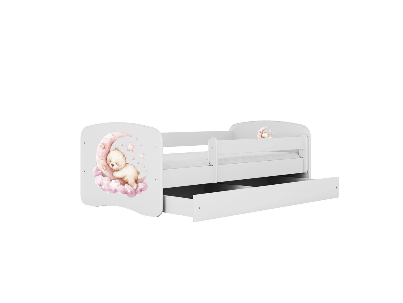 Lastevoodi ilma madratsita/sahtlita Kocot Kids BabyDreams White dream, valge hind ja info | Lastevoodid | hansapost.ee