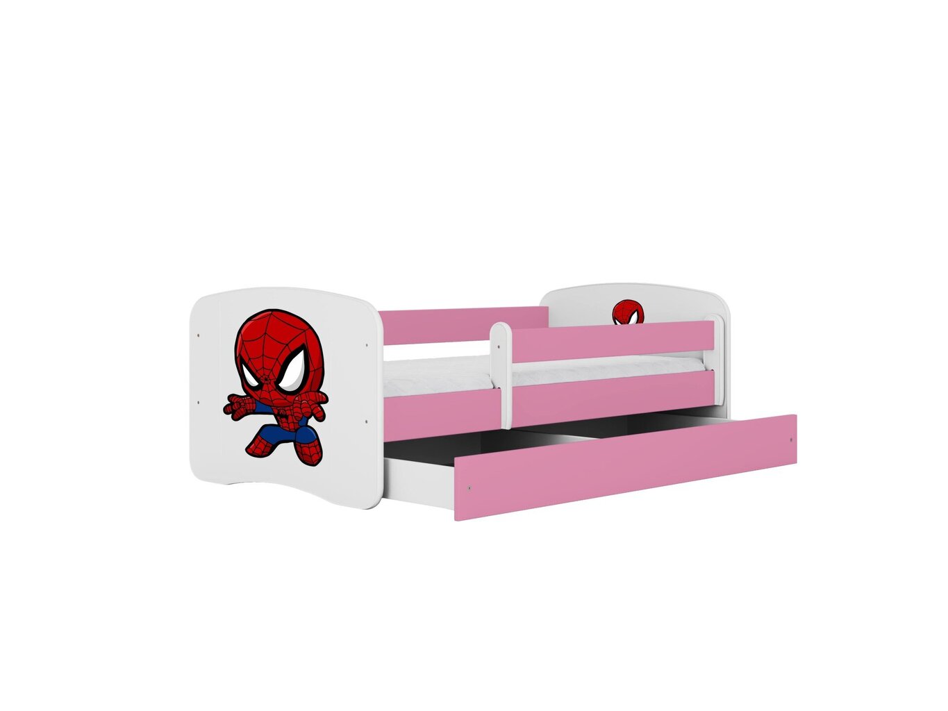 Lastevoodi ilma madratsita/sahtliga Kocot Kids BabyDreams Pink spiderman, roosa hind ja info | Lastevoodid | hansapost.ee