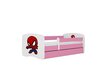 Lastevoodi ilma madratsita/sahtliga Kocot Kids BabyDreams Pink spiderman, roosa hind ja info | Lastevoodid | hansapost.ee