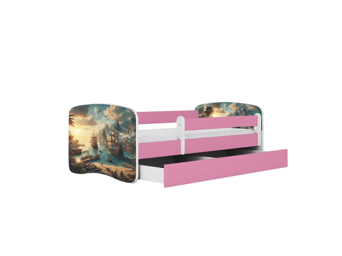 Lastevoodi ilma madratsita/sahtliga Kocot Kids BabyDreams Pink ship, roosa hind ja info | Lastevoodid | hansapost.ee