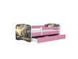 Lastevoodi ilma madratsita/sahtlita Kocot Kids BabyDreams Pink ship, roosa hind ja info | Lastevoodid | hansapost.ee