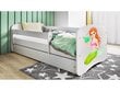 Lastevoodi ilma madratsita/sahtlita Kocot Kids BabyDreams White mermaid, valge hind ja info | Lastevoodid | hansapost.ee