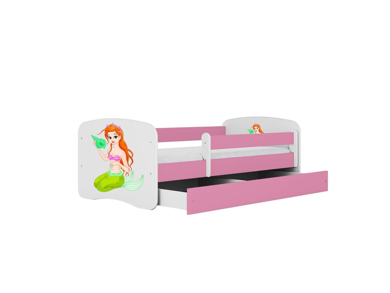 Lastevoodi ilma madratsita/sahtliga Kocot Kids BabyDreams Pink mermaid, roosa hind ja info | Lastevoodid | hansapost.ee