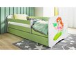 Lastevoodi ilma madratsita/sahtlita Kocot Kids BabyDreams Green mermaid, roheline hind ja info | Lastevoodid | hansapost.ee