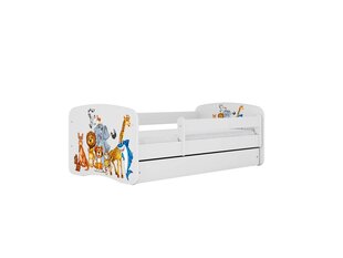 Lastevoodi ilma madratsita/sahtliga Kocot Kids BabyDreams White animals, valge hind ja info | Lastevoodid | hansapost.ee