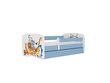 Lastevoodi ilma madratsita/sahtliga Kocot Kids BabyDreams Blue animals, sinine hind ja info | Lastevoodid | hansapost.ee