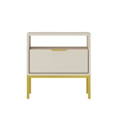 Öökapp Austin, 55x33x56,4 cm, pruun/kuldne price and information | Nightstands | hansapost.ee