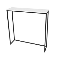 Konsoollaud Kent, 80x20x84 cm, valge price and information | Console tables | hansapost.ee