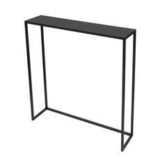 Konsoollaud Kent, 80x20x84 cm, must price and information | Console tables | hansapost.ee