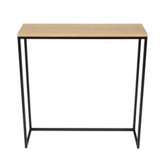 Konsoollaud Kent, 80x20x84 cm, pruun/must price and information | Console tables | hansapost.ee