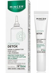 Silmaümbruskreem Mincer Pharma Oxygen Detox 15 ml hind ja info | Mincer Pharma Parfüümid, lõhnad ja kosmeetika | hansapost.ee