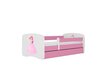 Lastevoodi madratsiga/sahtliga Kocot Kids BabyDreams Pink princess, roosa hind ja info | Lastevoodid | hansapost.ee