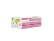 Lastevoodi madratsiga Kocot Kids BabyDreams Pink map, roosa hind ja info | Lastevoodid | hansapost.ee