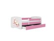 Lastevoodi madratsiga Kocot Kids BabyDreams Pink dream, roosa/valge hind ja info | Lastevoodid | hansapost.ee