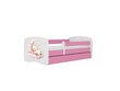 Lastevoodi madratsiga Kocot Kids BabyDreams Pink dream, roosa/valge цена и информация | Lastevoodid | hansapost.ee