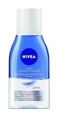 Средство для снятия макияжа Nivea Double Effect Eye Make-up Remover, 125 мл цена и информация | Nivea Духи, косметика | hansapost.ee