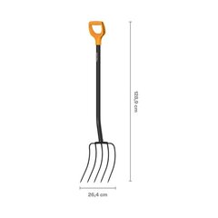 Sõnnikuhark Fiskars Solid+, must price and information | Aiatööriistad | hansapost.ee