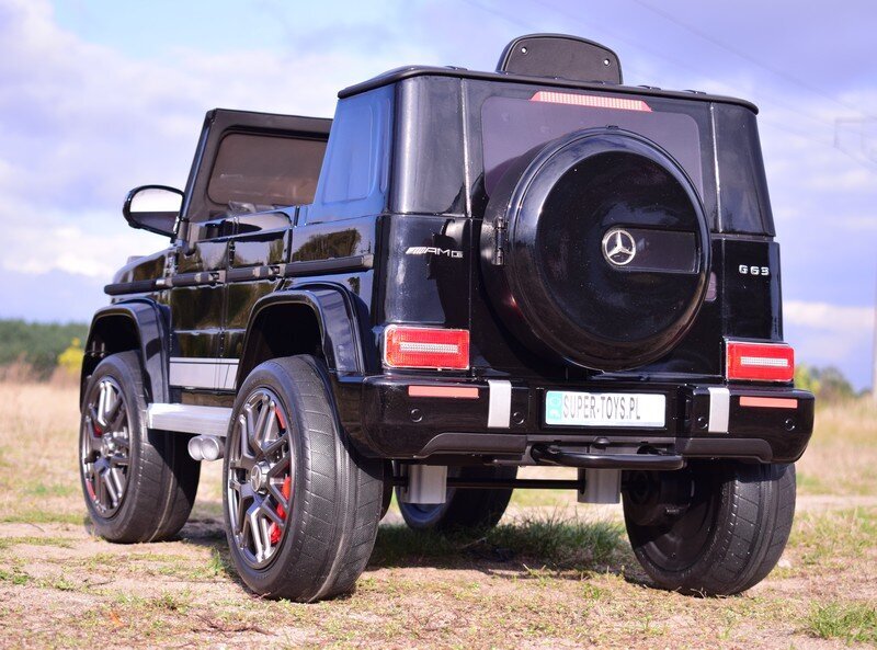 Elektriauto lastele Mercedes G63 AMG, must hind ja info | Laste elektriautod | hansapost.ee