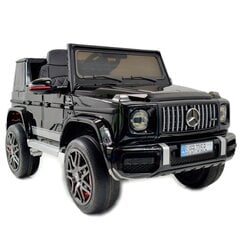 MERCEDES G63 AMG, МЯГКИЕ ДИСКИ EVA, МЯГКОЕ СИДЕНИЕ, ПОЛИРОВАННЫЙ ЛАК, ПОЛНЫЙ КОМПЛЕКТ/BBH0003 цена и информация | Mercedes Товары для детей и младенцев | hansapost.ee