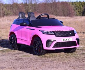 Elektriauto lastele Super-Toys Range Rover Velar, roosa hind ja info | Laste elektriautod | hansapost.ee