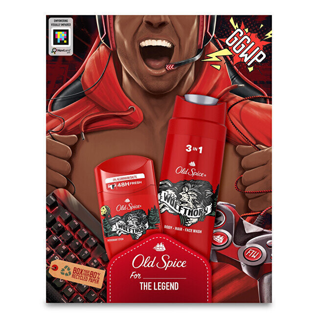 Komplekt Old Spice Wolfthorn meestele: tahke deodorant, 50 ml + dušigeel, 250 ml hind ja info | Dušigeelid, õlid | hansapost.ee