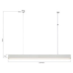 Light Prestige потолочный светильник Luci LP-1401/1P L WH Smart цена и информация | Потолочные светильники | hansapost.ee