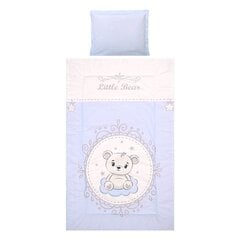 Lorelli laste voodipesukomplekt Little Bear Blue, 140x95 cm, 5-osaline hind ja info | Laste voodipesu | hansapost.ee