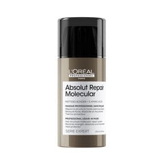 Loreal Professionnel Absolut Repair Молекулярная маска, укрепляющая структуру волос, без смывания, 100 мл. цена и информация | Маски, масла, сыворотки | hansapost.ee