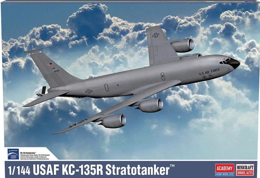 Liimitav mudel Academy Hobby 12638 USAF KC-135R Stratotanker 1/144 цена и информация | Liimitavad mudelid | hansapost.ee