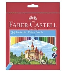 Faber-Castell, Классические цветные карандаши, 24 штуки цена и информация | Принадлежности для рисования, лепки | hansapost.ee