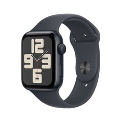 Apple Watch SE GPS 44mm Midnight Aluminium Case with Midnight Sport Band - S/M MXEJ3ET/A price and information | Nutikellad, laste nutikellad | hansapost.ee