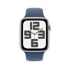 Apple Watch SE GPS 40мм Корпус из серебристого алюминия с джинсовым спортивным ремешком - S/M MXEC3ET/A цена и информация | Смарт-часы | hansapost.ee